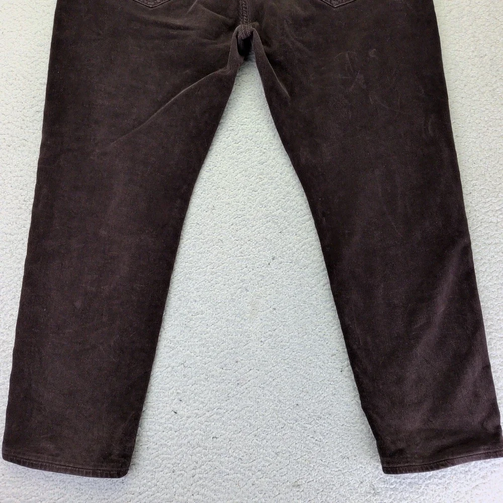 Mavi Marcus Slim Straight Leg Corduroy Pants Mens 40/30 Dark Brown‎ Stretch - Picture 8 of 10